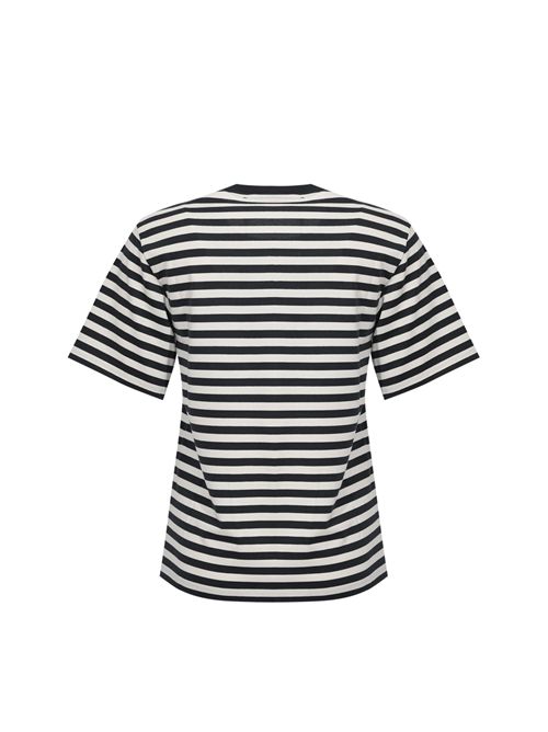 T-shirt basic WKDVENACO in cotone a righe Ecru/nero WEEKEND MAX MARA | 2615971031600010